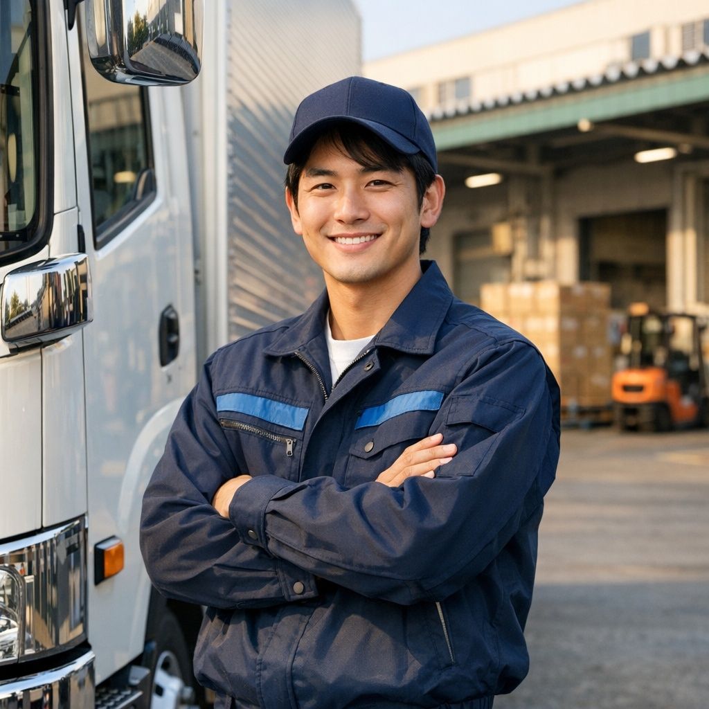 運送会社のホームページデザイン例