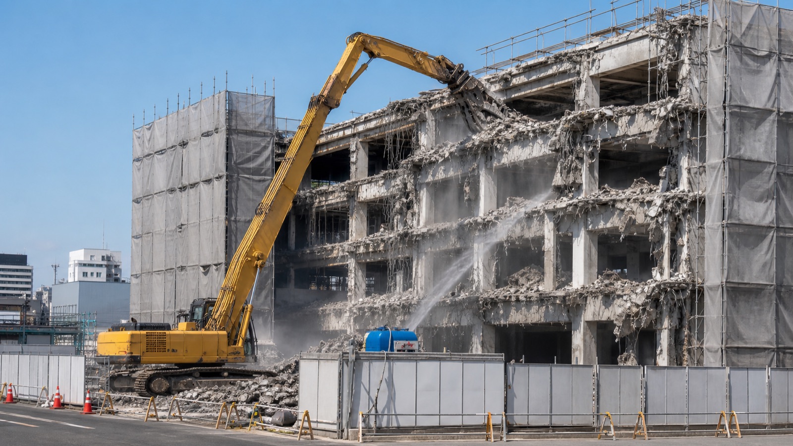 解体工事の現場