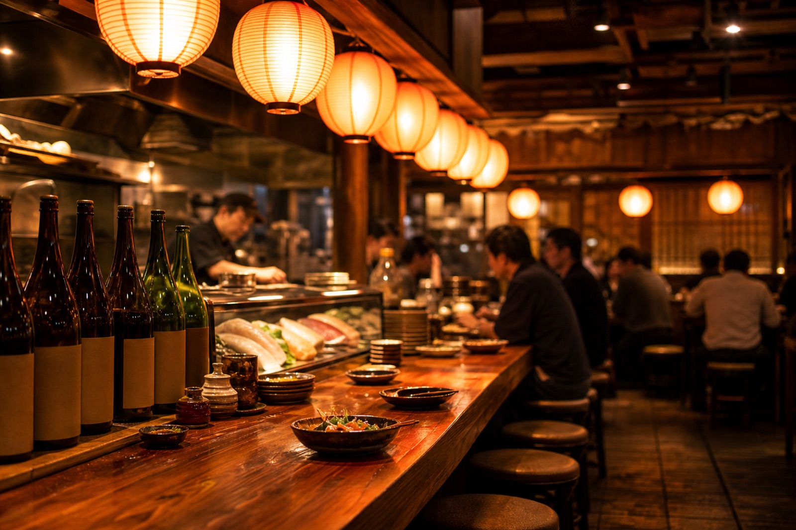 居酒屋の店内