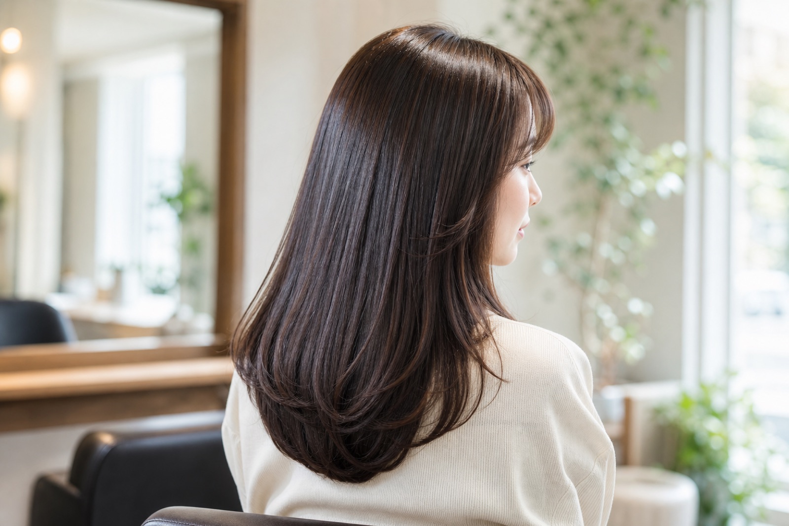 ヘアサロンの仕上がり
