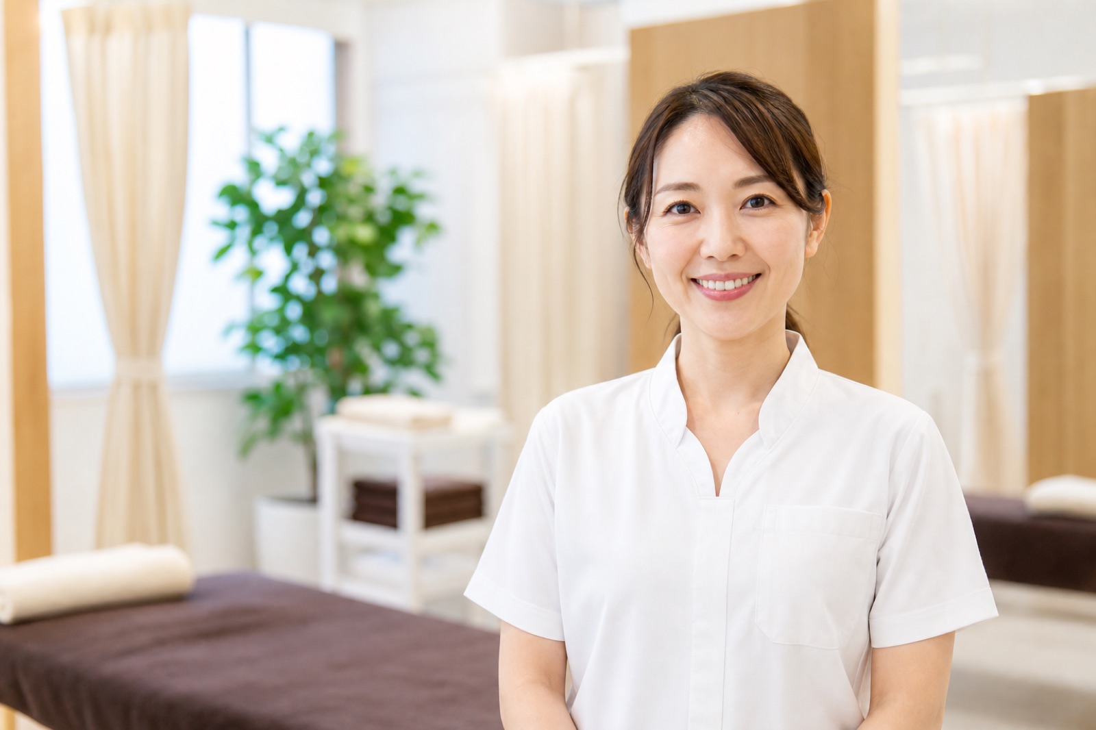 女性施術者