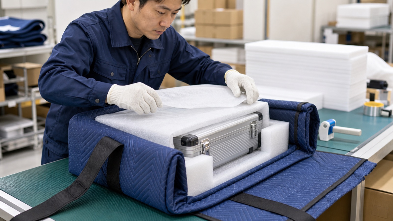 精密機器の輸送